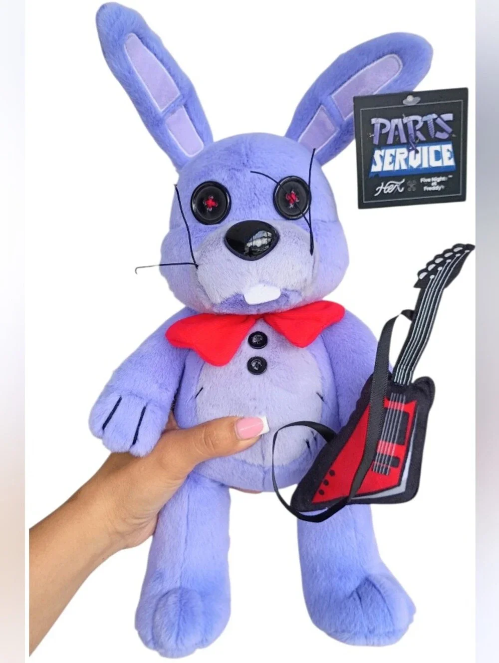 HEX x Five Nights at Freddy’s Bonnie Plush Parts & Service With Card • NWT